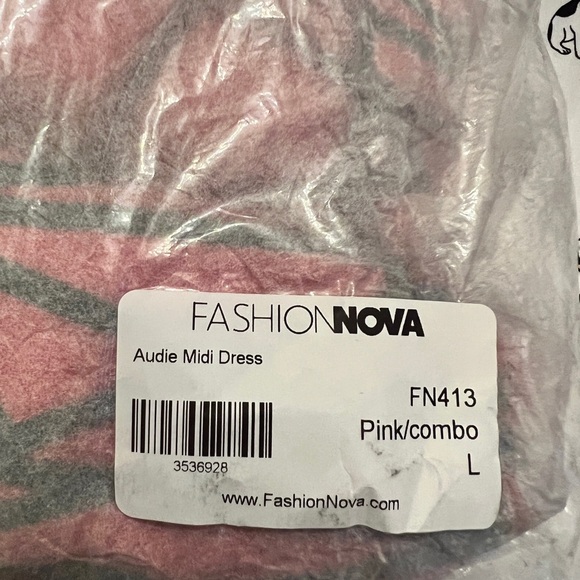 Audie Midi Dress size L - Picture 5 of 8